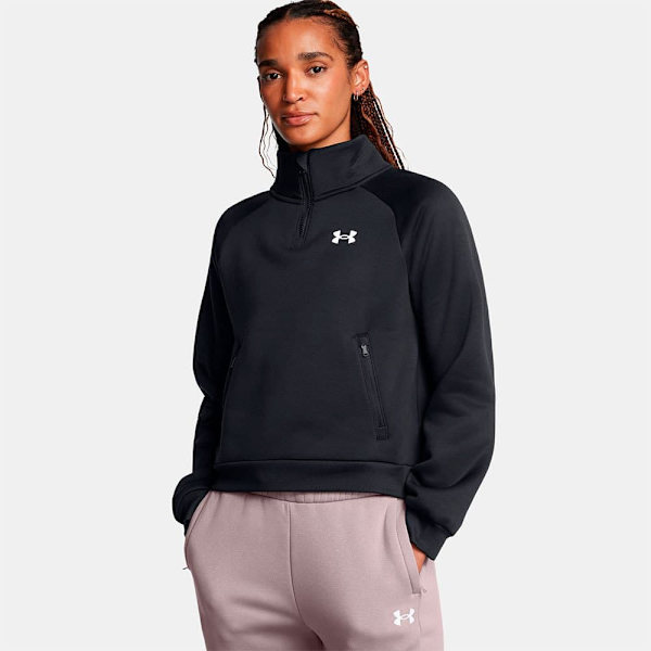Under Armour Fleece Pro Halv Lynlås Sweatshirt  XS Kvinde