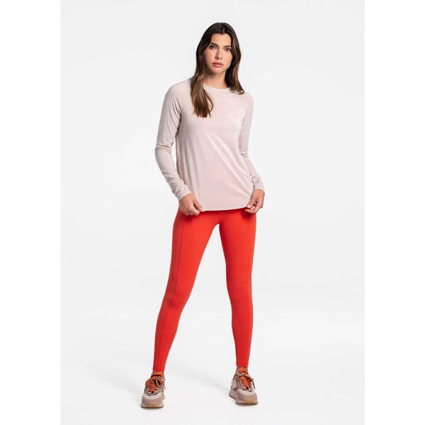 Lole Langærmet T-shirt Performance Rosa M Kvinde