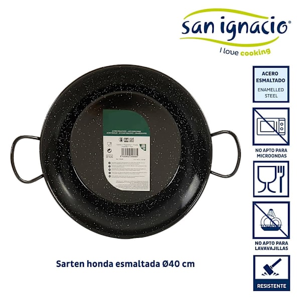 San Ignacio San Ignacio X La Dehesa Enameled 40 Cm Paistinpannu
