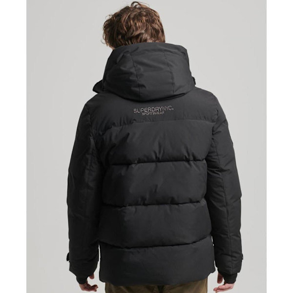 Superdry Parkas City Padded Wind Svart S Man