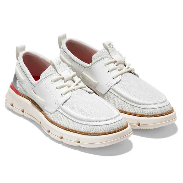 Cole Haan Vene Kengät 4 Zerogrand Regatta Valkoinen EU 44 Mies