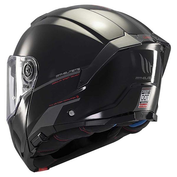 Mt Helmets Modulær Hjelm Atom 2 Sv Solid Sort M