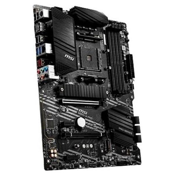 Msi Bundkort Am4 B550-a Pro Rød,Sort