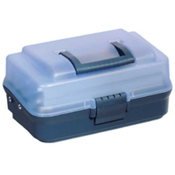 Evia Boks Plastic 2 Trays Sort 336 x 198 x 165 mm