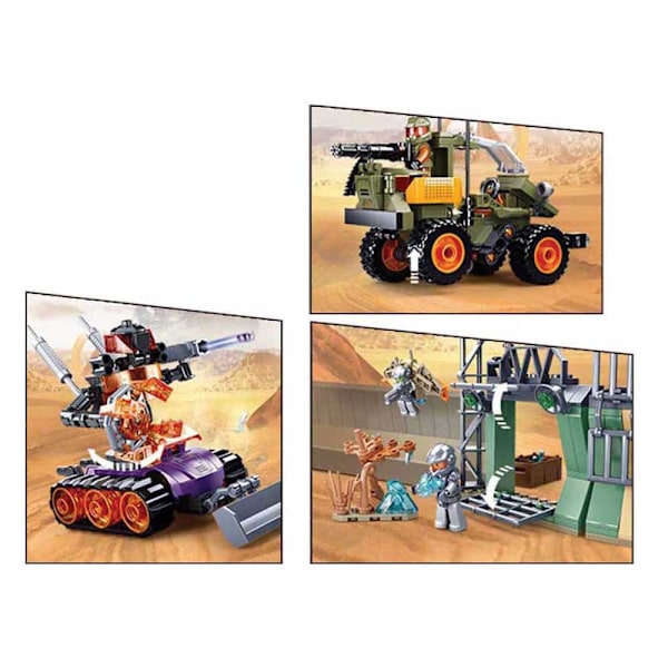Sluban Atomic Storm Outpost 501 Stykker Flerfarvet