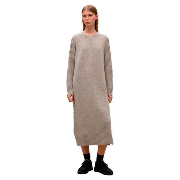 Ecoalf Eucalipto Kjole Beige S Kvinde