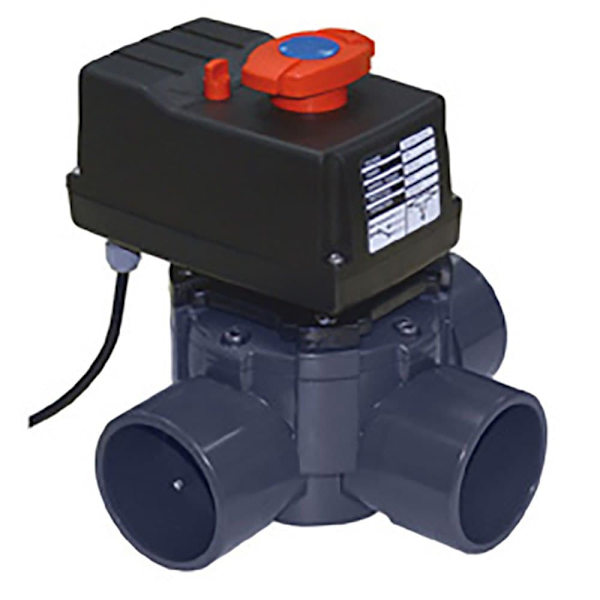 Cepex 41864 230vac 90º Ø63-75 Elektriske Roterende Skiveventiler