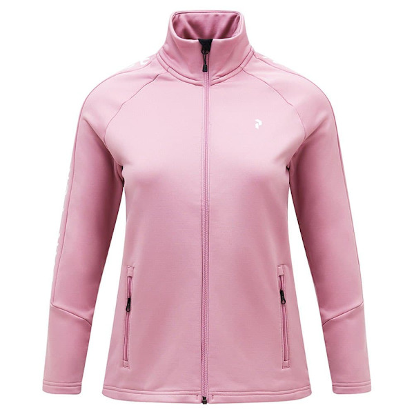 Peak Performance Rider Fleecejacka Med Dragkedja Rosa M Kvinna