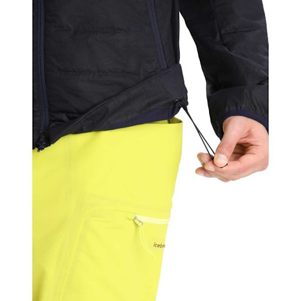 Icebreaker Jakke Merino Loft Brun,Sort XL Mand