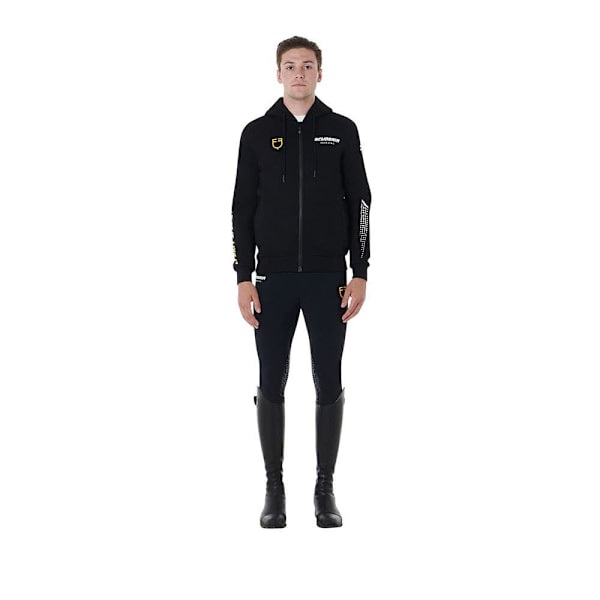 Equestro Scuderia Collection Sweatshirt Med Dragkedja Svart XL Man