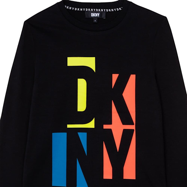 Dkny Pitkähihainen T-paita D25e21 Musta 6 Years