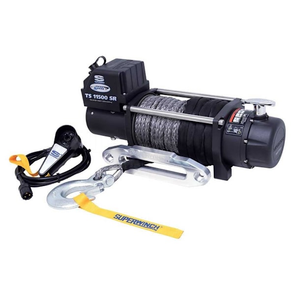 Superwinch Stålkabel Elektrisk Vinsch Tiger Shark 9500 4309 Kg 12v  529 x 160 x 235 mm