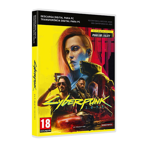 Cd Projekt Pc-spel Pc Cyberpunk 2077 Ultimate Edition Durchsichtig PAL