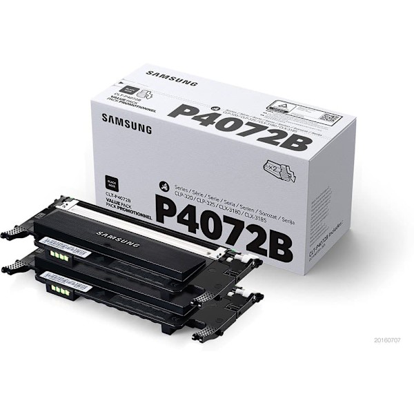 Hp Clt-p4072b 2 Enheder Toner Sort