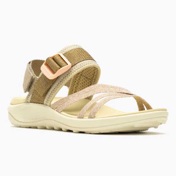 Merrell District 4 Backstrap Sandaalit Kultainen EU 41 Nainen