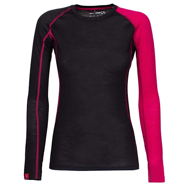 Rock Experience Makani 2.0 Langærmet Baselayer Sort,Rosa XS Kvinde