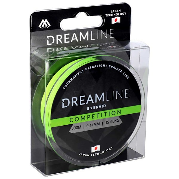 Mikado Punottu Linja Dreamline Competition 300 M Vihreä 0.200 mm