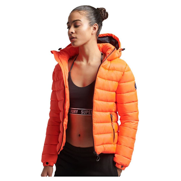 Superdry Takki Classic Fuji Puffer Oranssi S Nainen