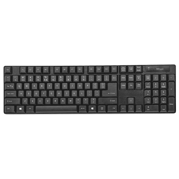 Trust I Pack 4 1 Tastatur+mus+webkamera+hovedtelefoner Sort Spanish QWERTY