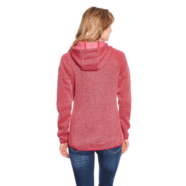 Sea Ranch Sweatshirt Med Fuld Lynlås Bea Rød L Kvinde