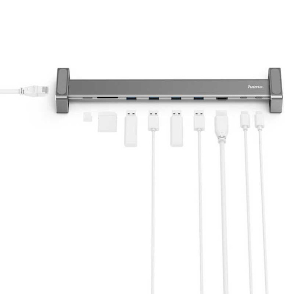 Hama Dockingstation Connect2 Office Basic Usb-c Søvfarvet