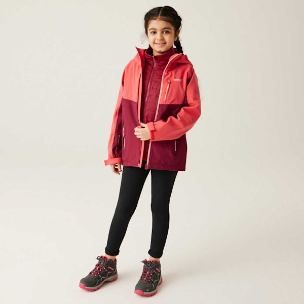 Regatta Trekktain 3-in-1 Takki Punainen 11-12 Years Poika