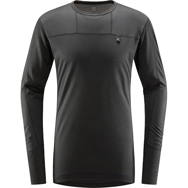 Haglofs Pitkähihainen T-paita Natural Blend Tech Musta L Mies
