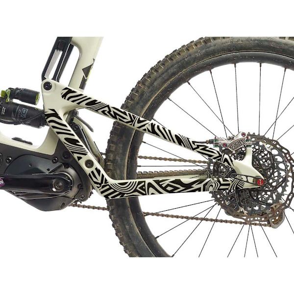 All Mountain Style Frame Guard Full Stickers Honeycomb
