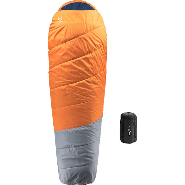 Haglofs Moonlite-1ºc Sovsäck Orange Regular / Left Zipper