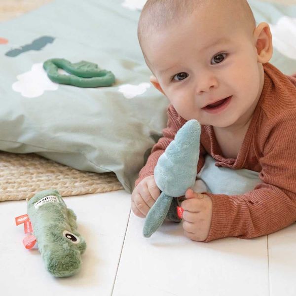 Done By Deer Tiny Activity Toy Set 3 Bitar Krokodil Grönt