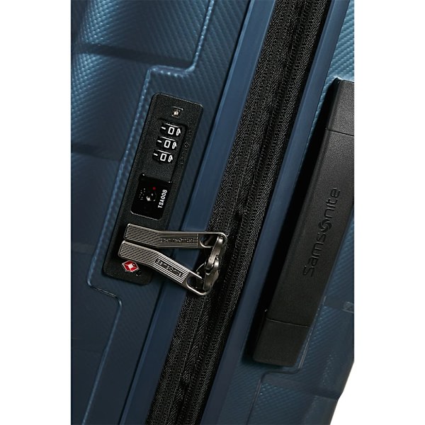 Samsonite Attrix Spinner 55/23 38-44l Expandable Trillebør Blå
