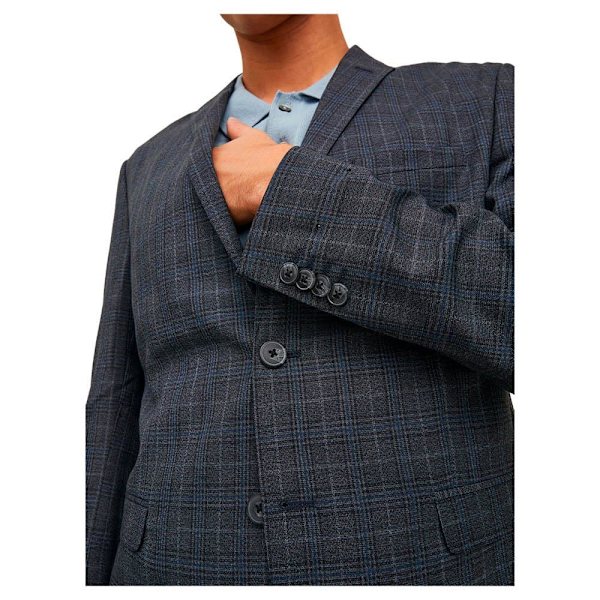 Jack & Jones Puku Franco Check Sininen 46 Mies