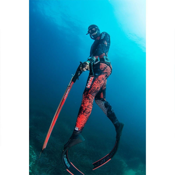 Omer Spearfishing Byxor Red Stone 5 Mm Röd 2XL