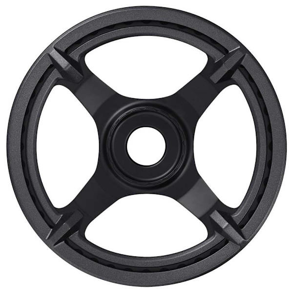Shimano Med Dobbelt Kædebeskytter Kædering Steps E6100 Cre61 Søvfarvet 38t
