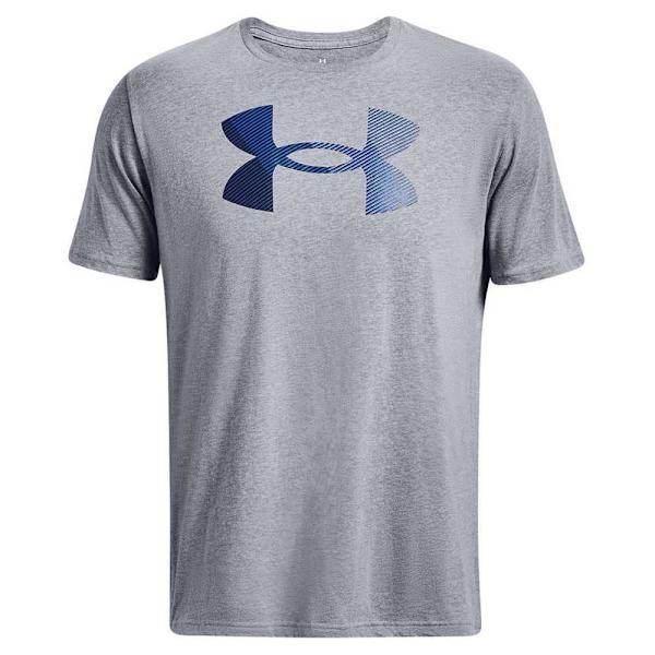 Under Armour Big Logo Fill Lyhythihainen T-paita Harmaa S Mies