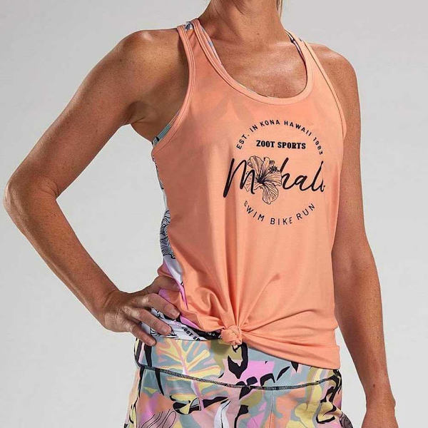 Zoot T-shirt Ltd Singlet Orange S Kvinde