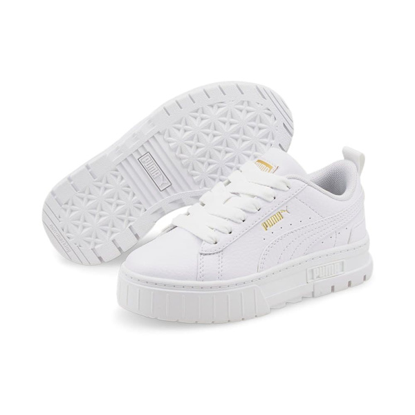 Puma Mayze Lth Ps Skor Vit EU 28 Pojke