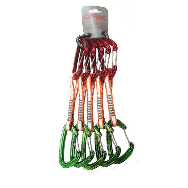 Qi´roc Kiinnityskoukku Wifi Straight/curve Clip+express Dyneema 10x120 Mm+mini 5 Yksiköitä Oranssi,Musta