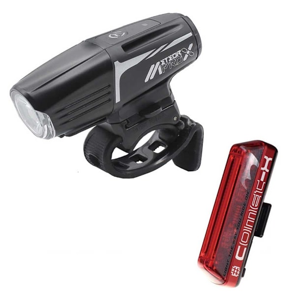 Moon Lys Sæt Meteor-x Auto Pro/comet-x Sort 600 Lumens