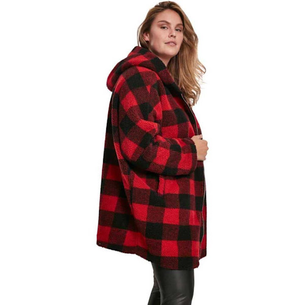 Urban Classics Takki Oversized Check Punainen 2XL Nainen