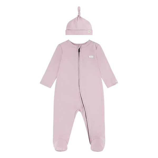 Levi´s ® Kids Footed Coverall Langærmet Sæt Rosa 9 Months