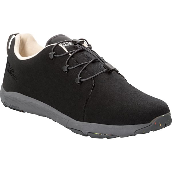 Jack Wolfskin Spirit Wool Low Vandresko Sort EU 41 Mand