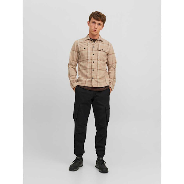 Jack & Jones Cargobyxor Kane Noah Cuffed Svart XL Man