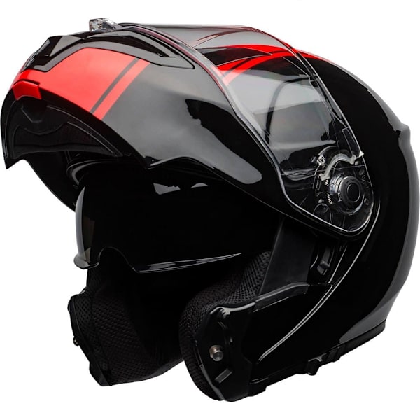 Bell Moto Modulær Hjelm Srt Rød,Sort S