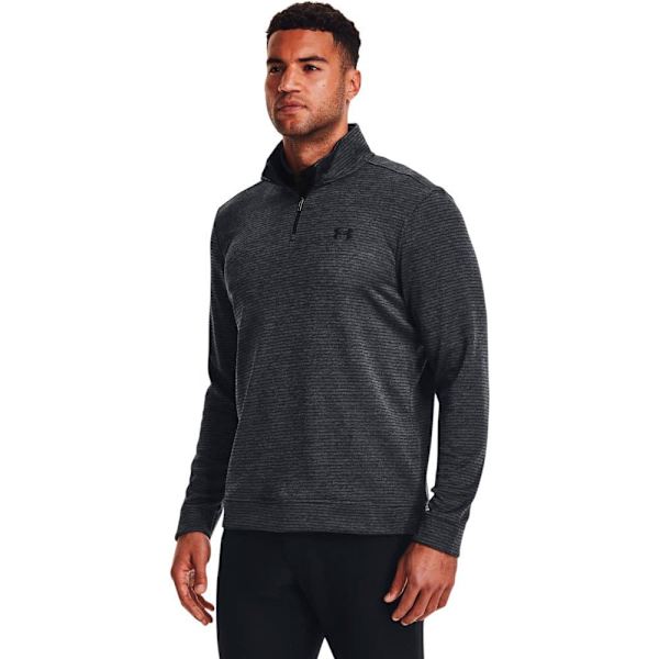 Under Armour Halv Lynlå Sweatshirt Storm Sweaterfleece Qz Sort 2XL / Regular Mand