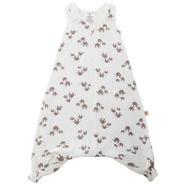 Ergobaby Sovepose Tog On The Move 1.0 Elefanter Hvid 18 Months-3 Years