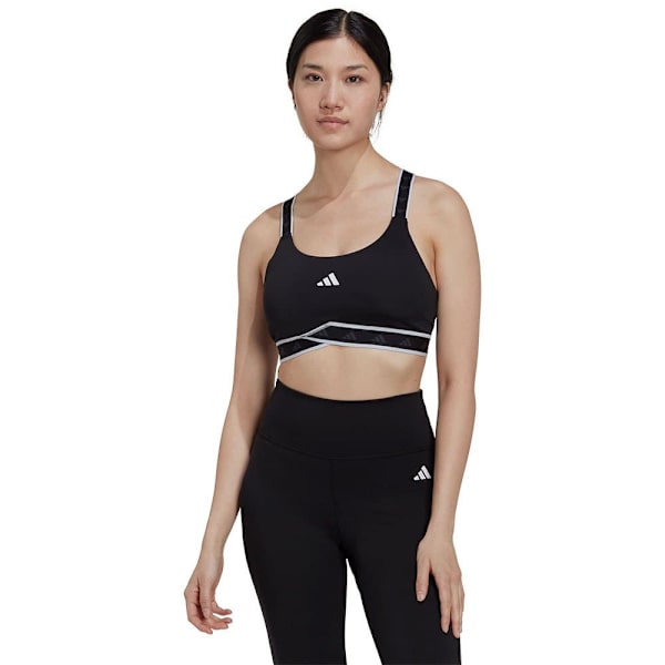 Adidas Sports-bh Powerimpact Medium-support Techfit Sort XS / AC Kvinde
