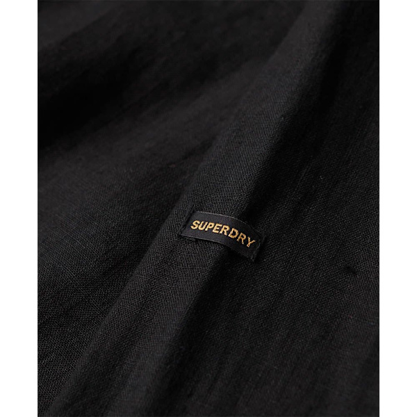 Superdry Långärmad Tröja Studios Casual Linen Svart L Man