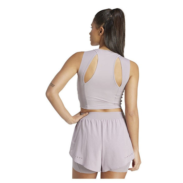 Adidas Ärmlös T-shirt Elev High Intensity Vit XL Kvinna