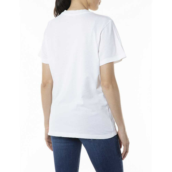 Replay Kortærmet T-shirt W3509e Hvid 2XS Kvinde